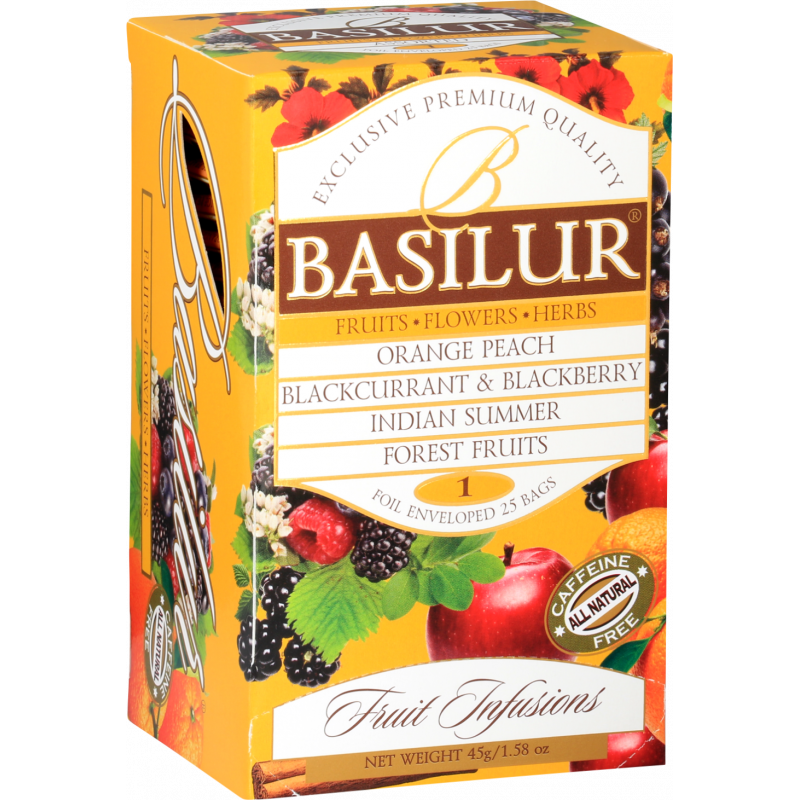 Basilur Tea "Fruit Infusions" Assorted Volume I (1.8g x 25En) - 71629
