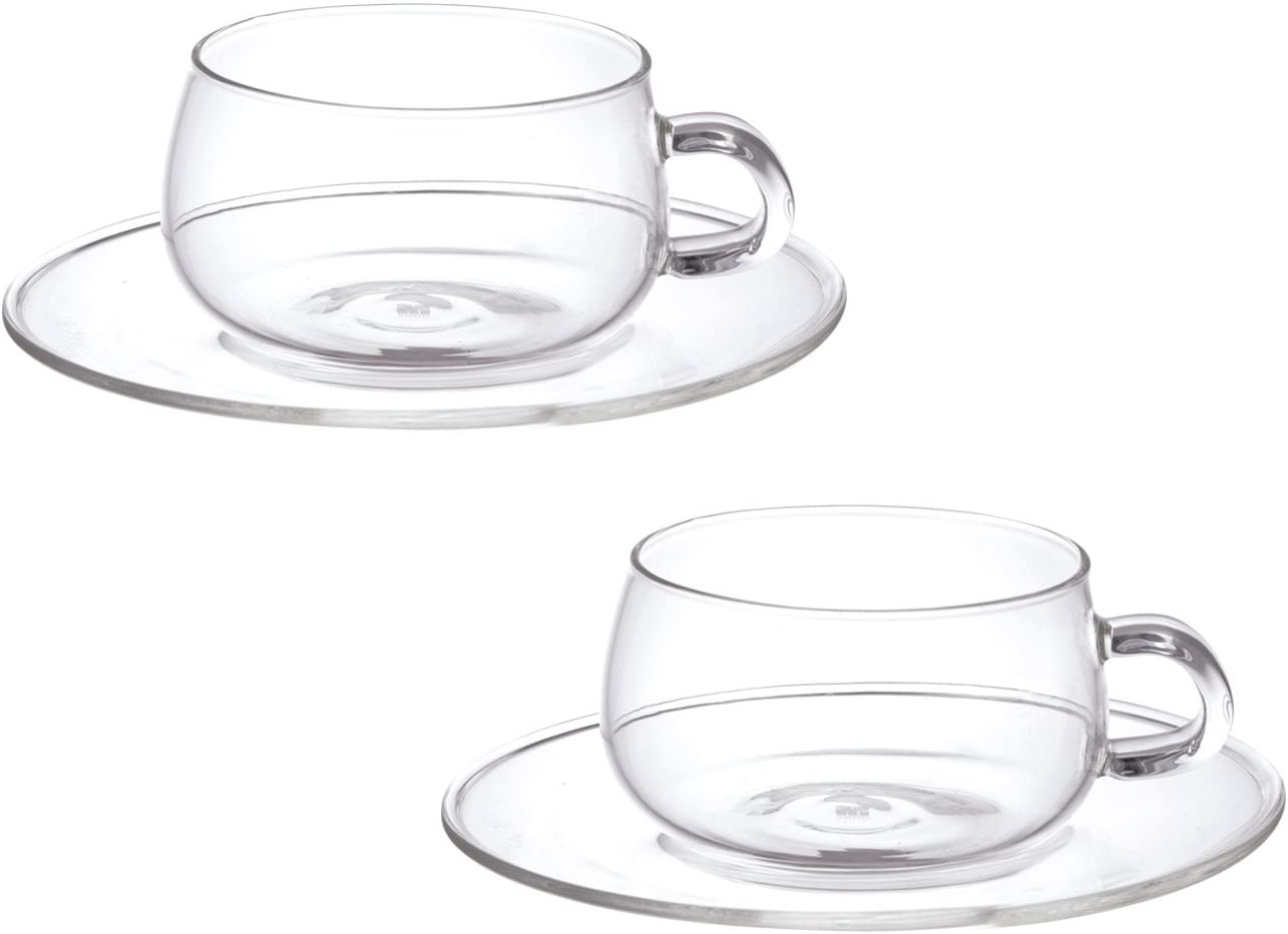 KINTO Unitea Cup and Saucer Set Of 2 (230ml) - 8330