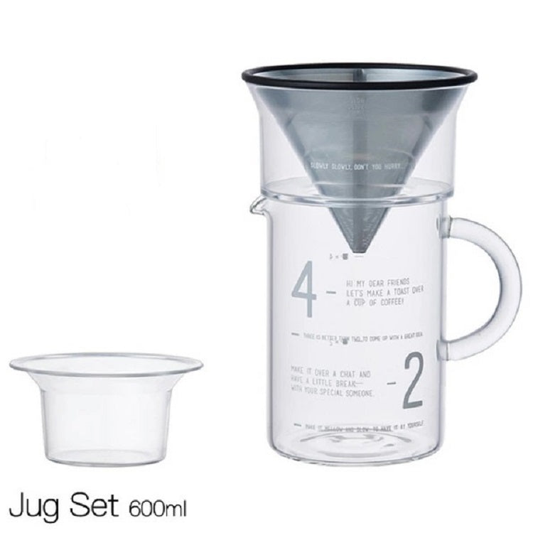 KINTO Scs-04-Cj-St Coffee Jug 4 Cups (600ml) - 27652