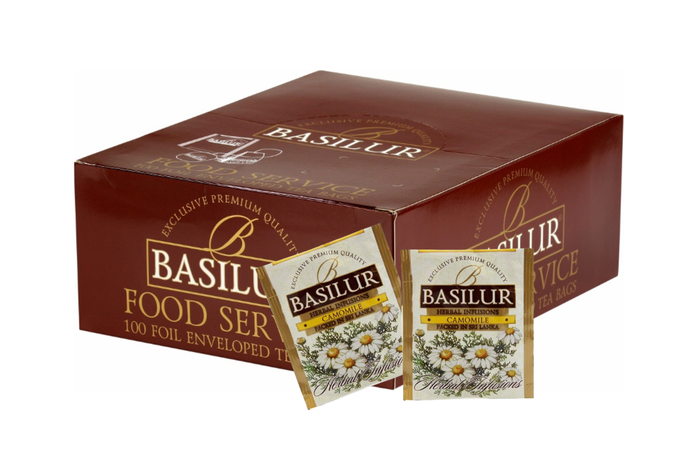 Basilur Tea "Herbal Infusions" Camomile (Horeca - 1.2g x 100En) - 70863
