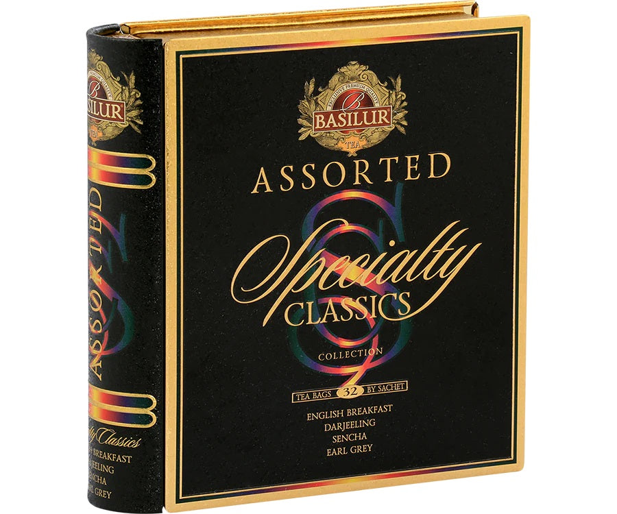 Basilur Tea Book Specialty Classics "Assorted" Collection (32 Tea Bags) - 70334