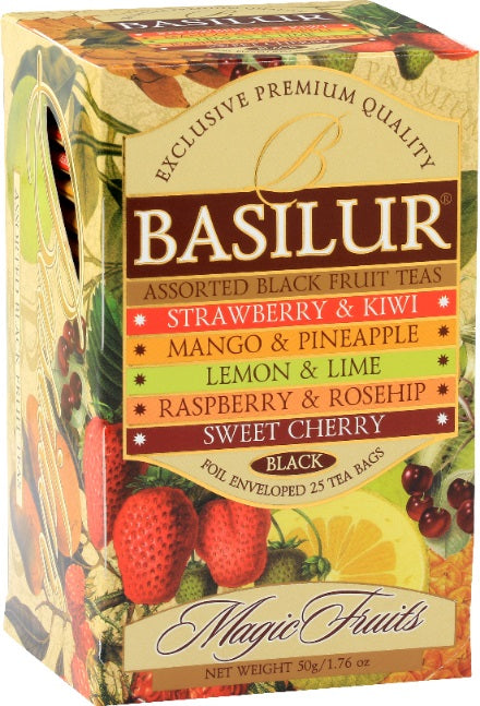 Basilur Tea "Magic Fruits" Assorted (2g x 25En) - 70183