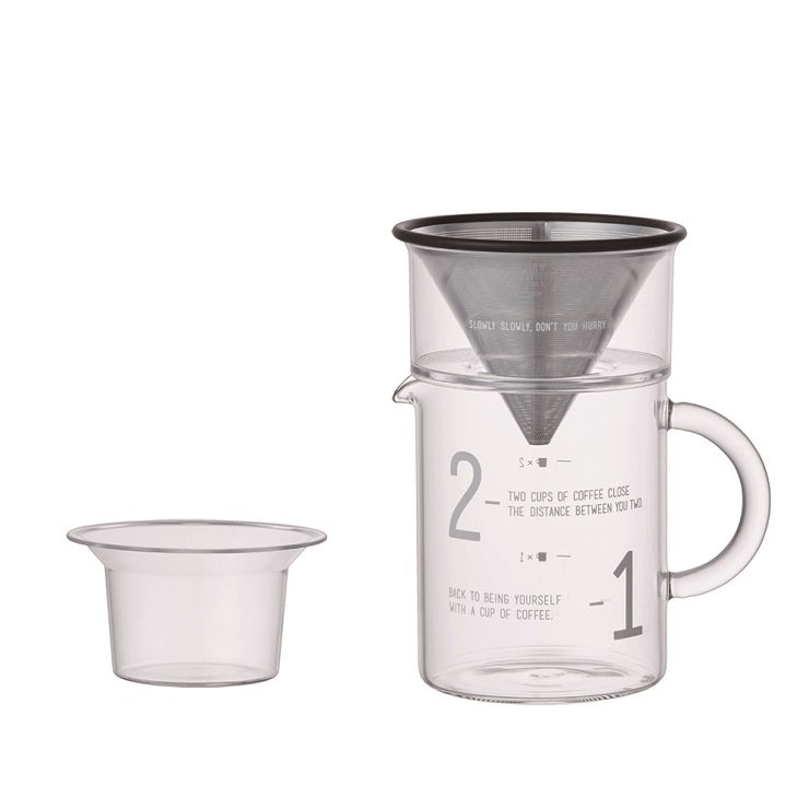 KINTO Scs-02-Cj-St Coffee Jug 2 Cups (300ml) - 27651