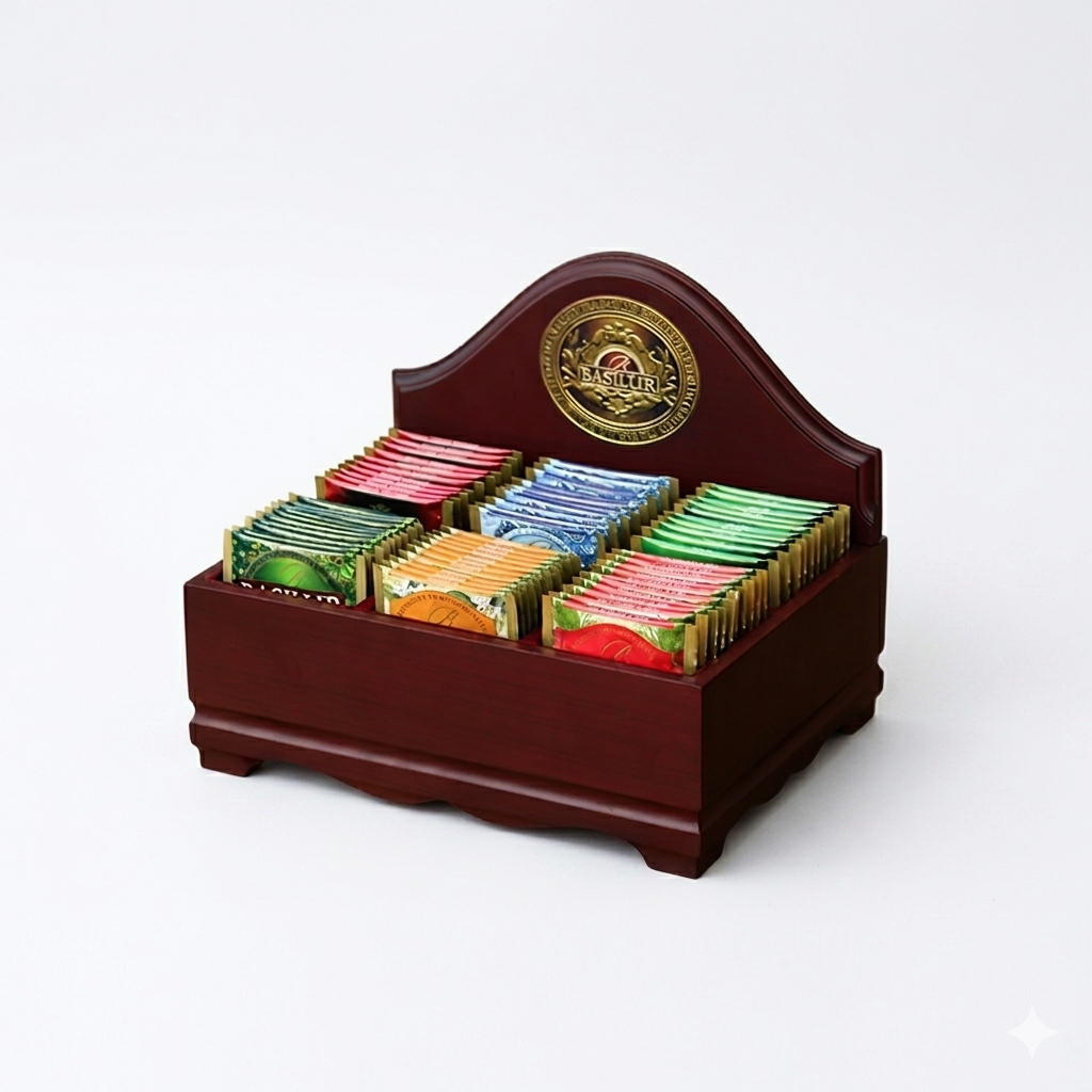Wooden Presenter 6 assortment Open- 70220