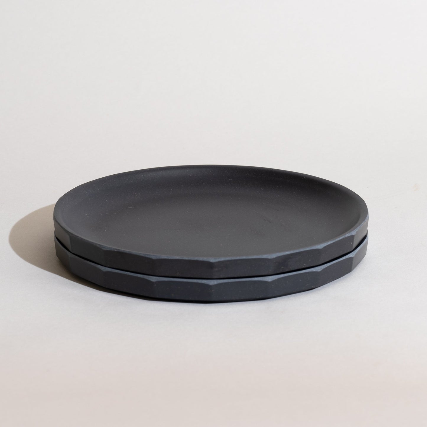 KINTO Alfresco Plate Set Of 4 (Black - 190mm) - 20713