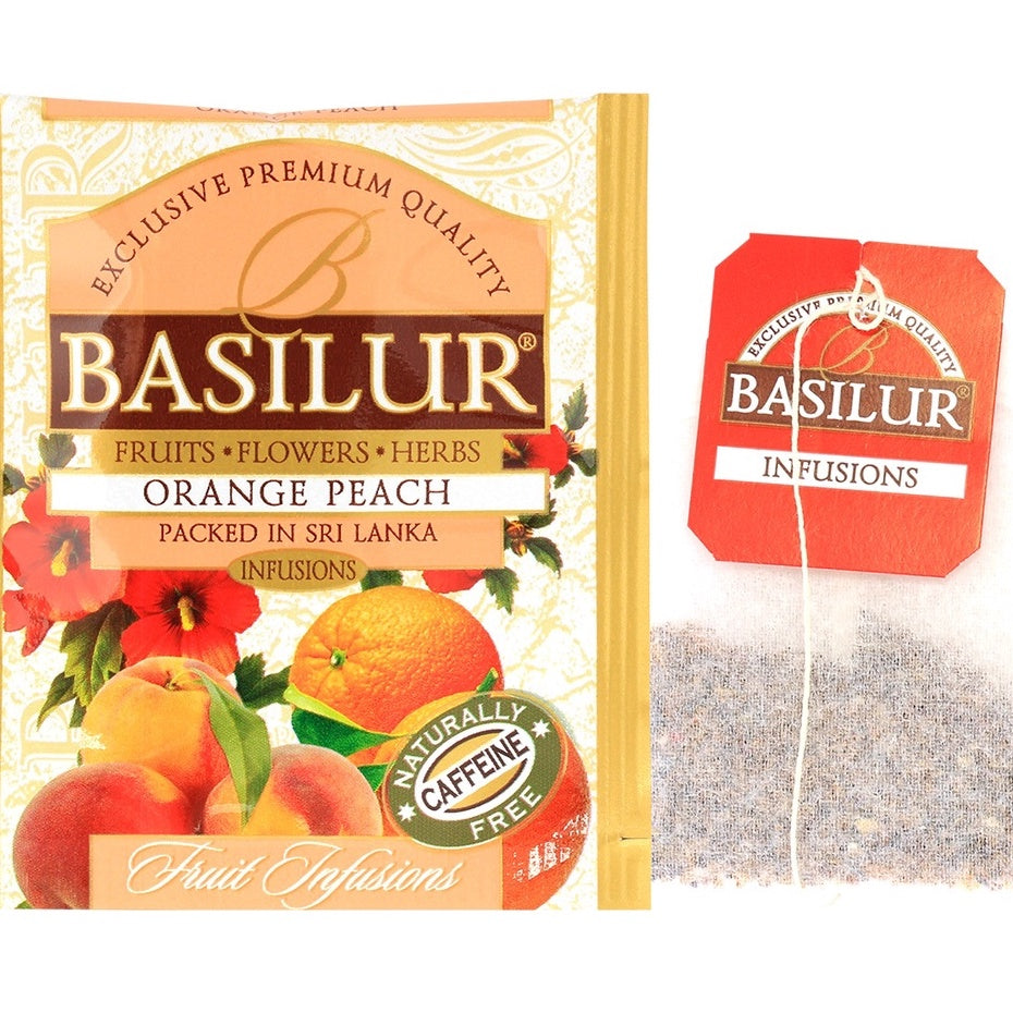 Basilur Tea "Fruit Infusions" Orange Peach (Horeca - 1.8g x 100En) - 71470