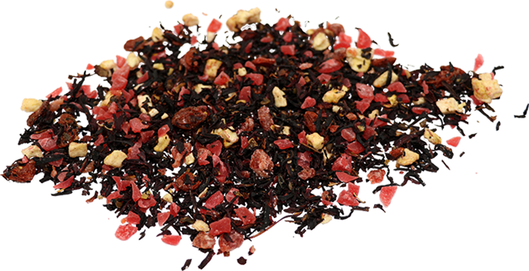 Basilur Tea Fruit Infusions Strawberry and Raspberry Loose Leaves (100g) Horeca - 71194