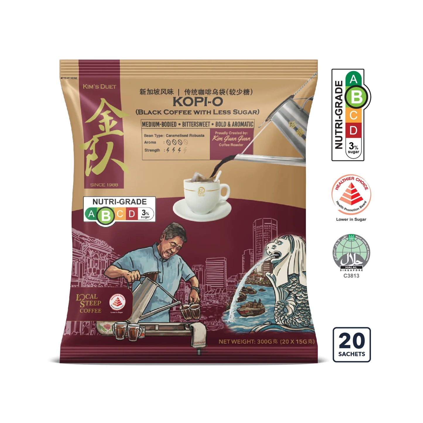 Kopi-O Pack 300g