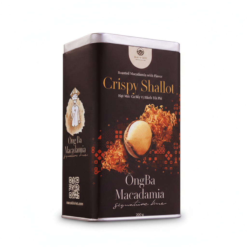 Crispy Shallot Macadamia 200g (Hard Box)