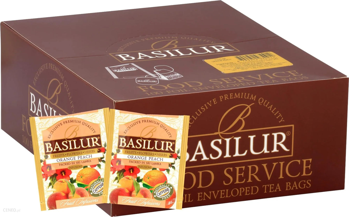 Basilur Tea "Fruit Infusions" Orange Peach (Horeca - 1.8g x 100En) - 71470