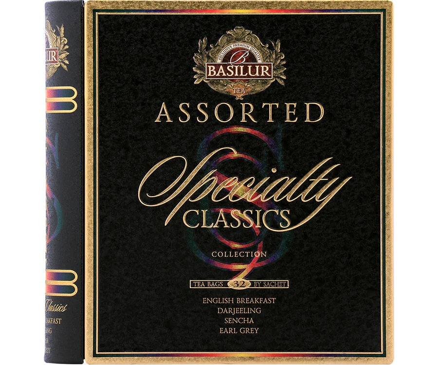 Basilur Tea Book Specialty Classics "Assorted" Collection (32 Tea Bags) - 70334