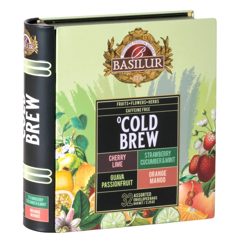 Basilur Tea Book Coldbrew "Assorted"(32 Tea Bags) - 72198