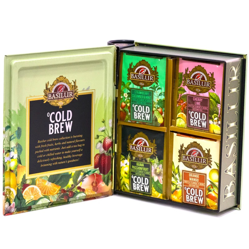 Basilur Tea Book Coldbrew "Assorted"(32 Tea Bags) - 72198