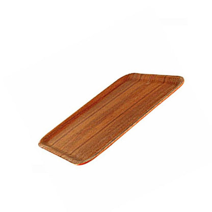 NonSlip Rectangular Tray L 43 x 33cm (Teak) - 45154