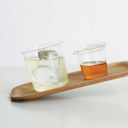 NonSlip Rectangular Tray L 43 x 33cm (Teak) - 45154