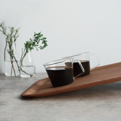 NonSlip Rectangular Tray L 43 x 33cm (Teak) - 45154