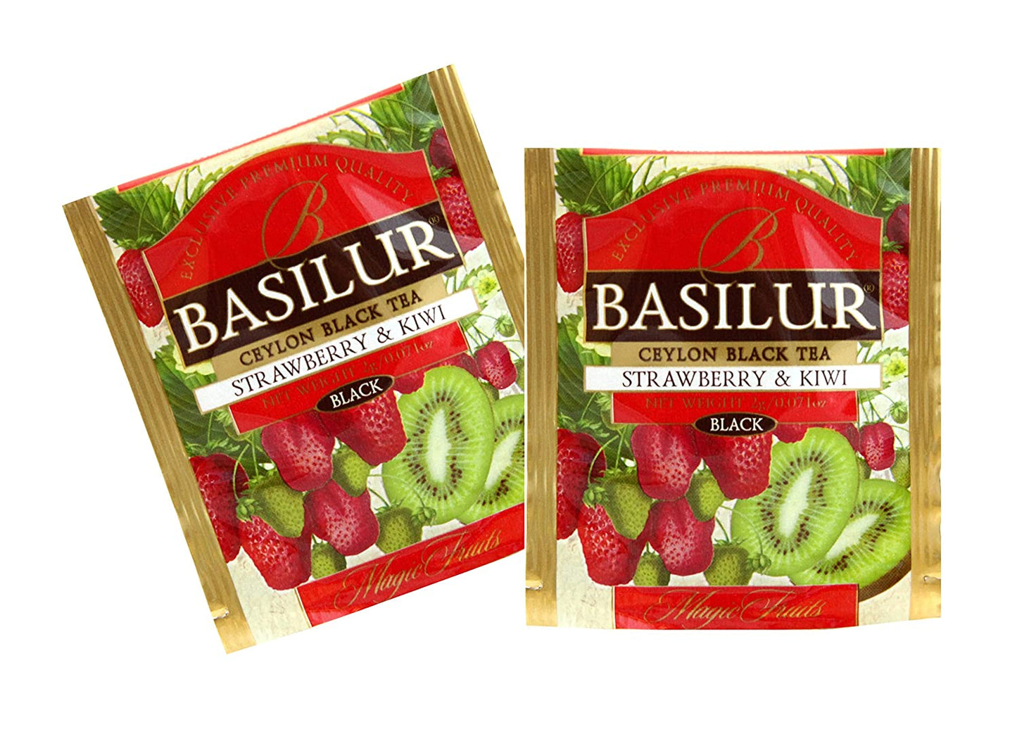 Basilur Tea "Magic Fruits" Strawberry & Kiwi (Horeca - 2g x 100En) - 70217