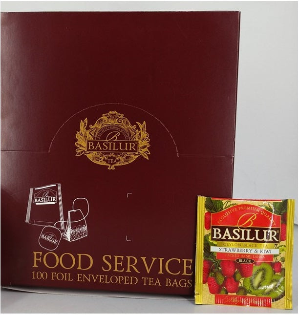 Basilur Tea "Magic Fruits" Strawberry & Kiwi (Horeca - 2g x 100En) - 70217