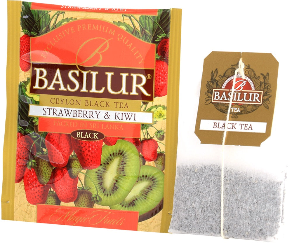 Basilur Tea "Magic Fruits" Strawberry & Kiwi (Horeca - 2g x 100En) - 70217