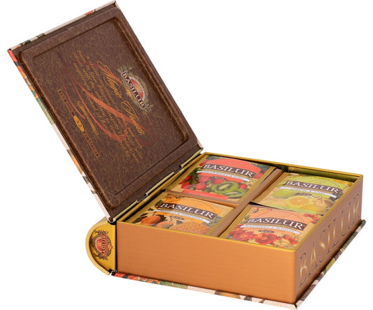 Basilur Tea Book Magic Fruits "Assorted Black Fruit Teas" (32 Tea Bags) - 70331