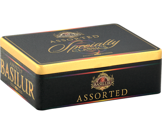 Basilur Tea "Specialty Classics" Assorted - Metal Tin Caddy (60 Tea Bags) - 70835