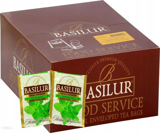 Basilur Tea "Herbal Infusions" Peppermint (Horeca - 1.2g x 100 En) - 70907