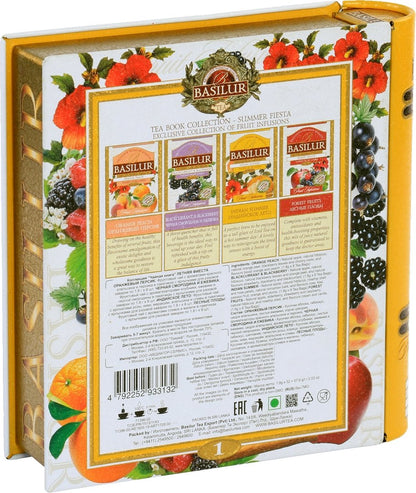 Tea Book Summer Fiesta Assorted "Fruit Infusions" Vol. I (32 Tea Bags) - 71396