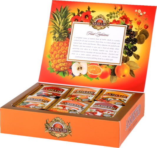 Basilur Tea "Fruit Infusions" Gift Collection Assorted (10 Tea Bags x 6) - 71619