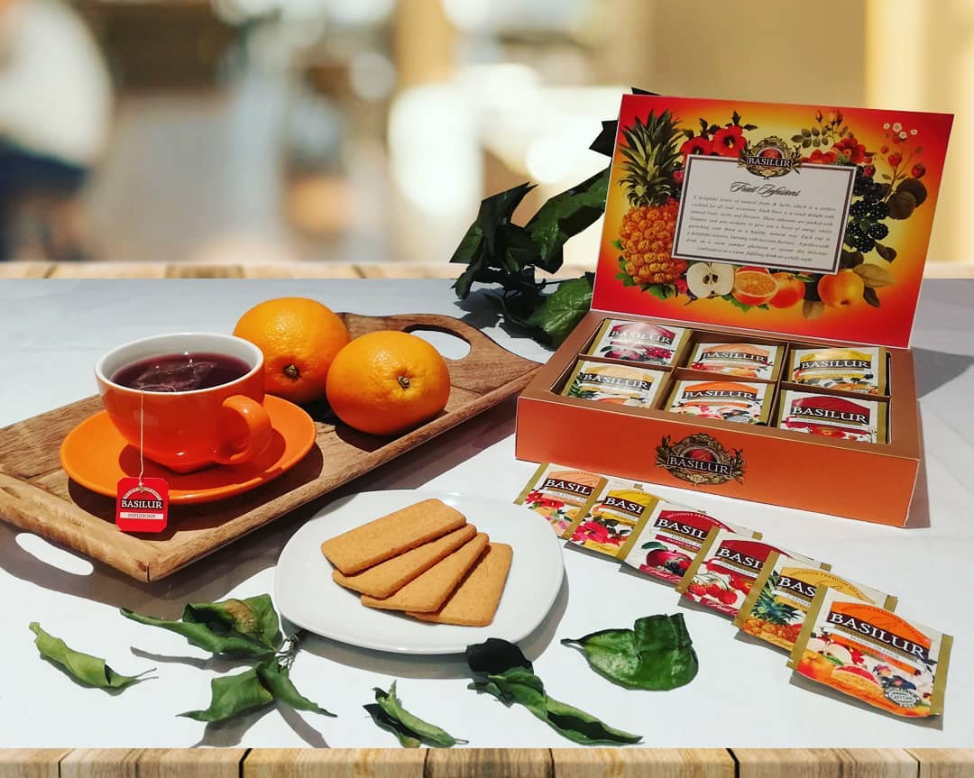 Basilur Tea "Fruit Infusions" Gift Collection Assorted (10 Tea Bags x 6) - 71619