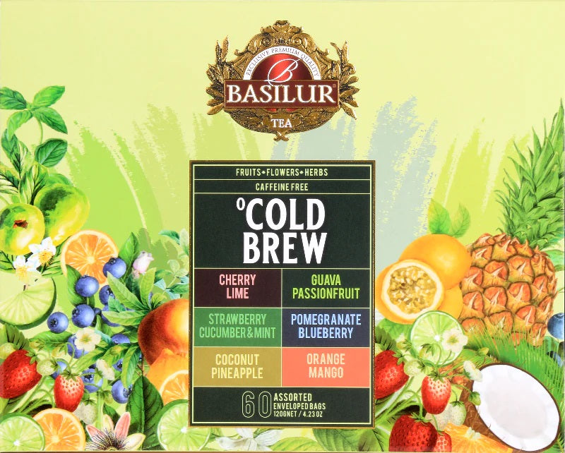 Basilur Tea "Cold Brew" Gift Collection Assorted (10 Tea Bags x 6) - 72150