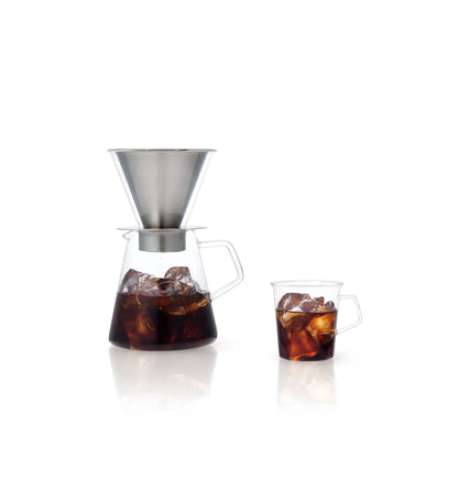 Carat Coffee Dripper and Pot (720ml) *Stainless Steel Filter Included - 21678