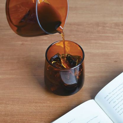 Sepia Tumbler  370ml Amber (Set of 4) - 21747