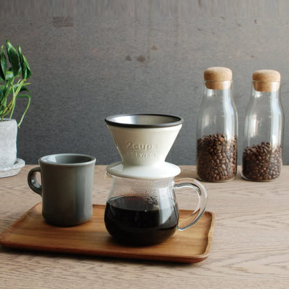 SCS-02-Br Brewer 2 Cups (White) - 27629