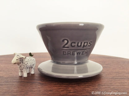SCS-02-Br Brewer 2 Cups (Gray) - 27630