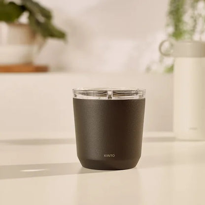 To Go Tumbler With Plug Black (240ml) - 20436