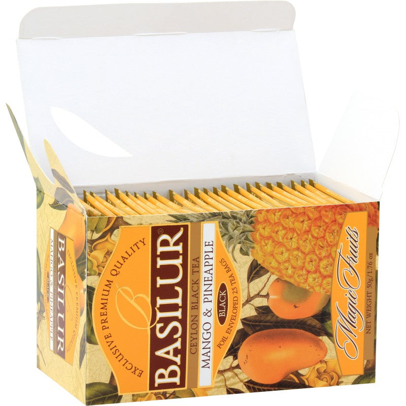 BASILUR TEA "Magic Fruits" Mango & Pineapple (2g x 25En) - 70536
