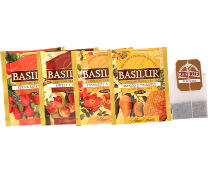 Magic Fruits Collection Assorted "Black Fruit" Teas (10 Tea Bags x 4) - 71560