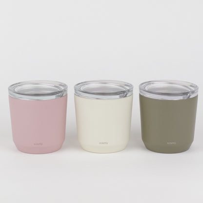 To Go Tumbler With Plug Pink (240ml) - 20432