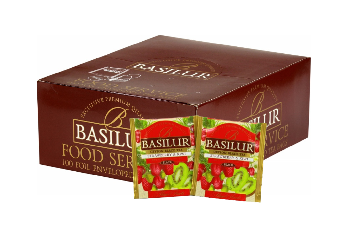 Basilur Tea "Magic Fruits" Strawberry & Kiwi (Horeca - 2g x 100En) - 70217