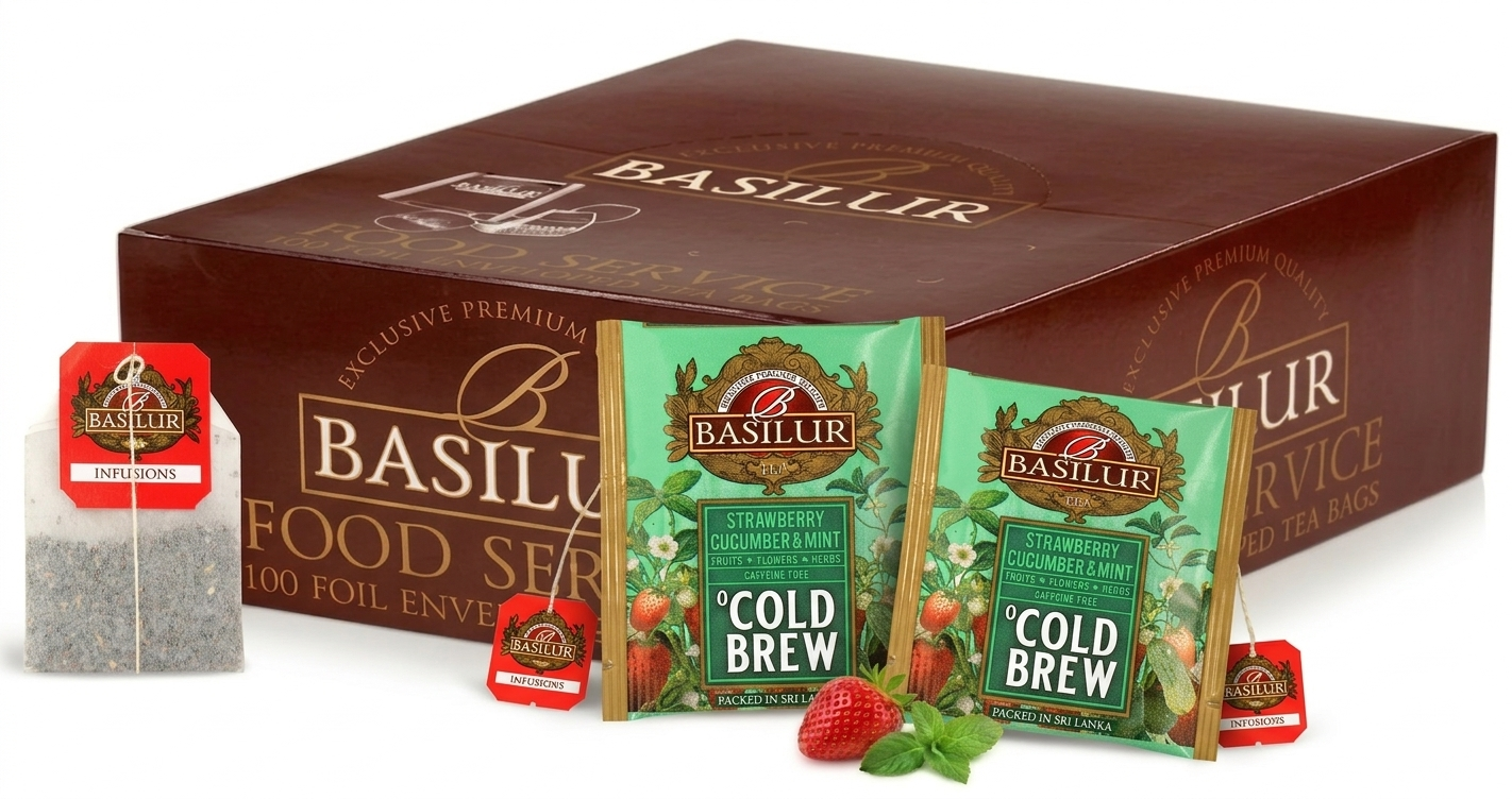 Cold Brew Strawberry Cucumber and Mint- 72122