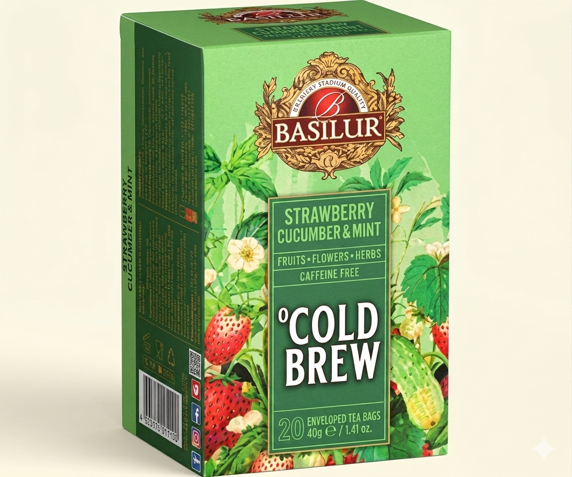 Cold Brew Strawberry Cucumber and Mint- 72122