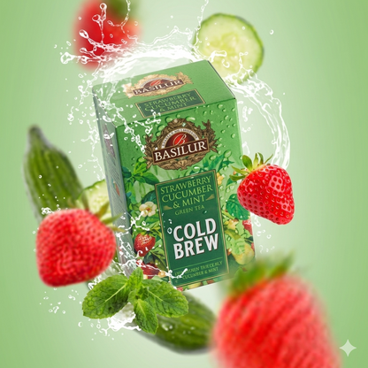 Cold Brew Strawberry Cucumber and Mint- 72122