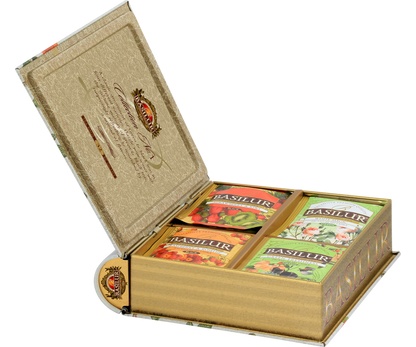 Tea Book Collection No. 1 "Assorted Black & Green Teas" (32 Tea Bags) - 70333