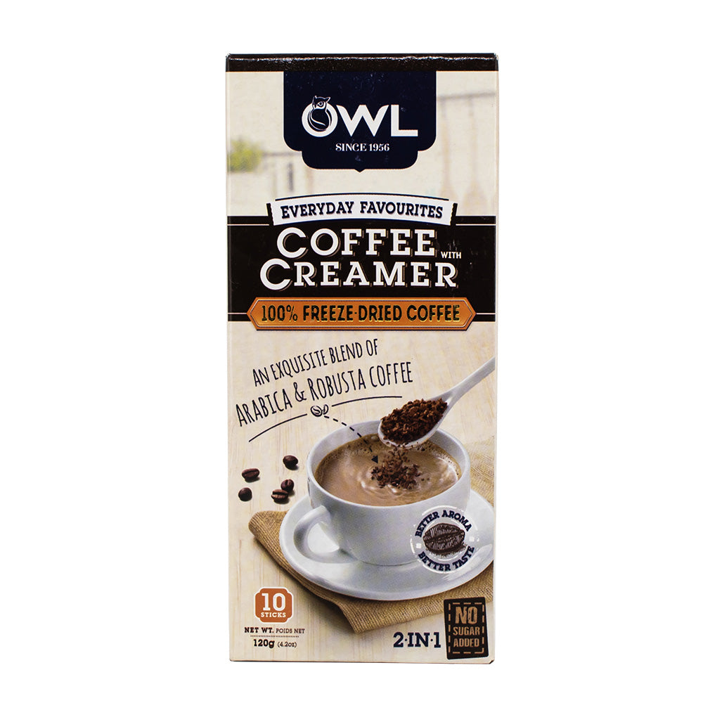 OWL Coffee Creamer Freeze Dried Coffee (8 Sachet x 12g) 2 in 1 - OWFC2120B