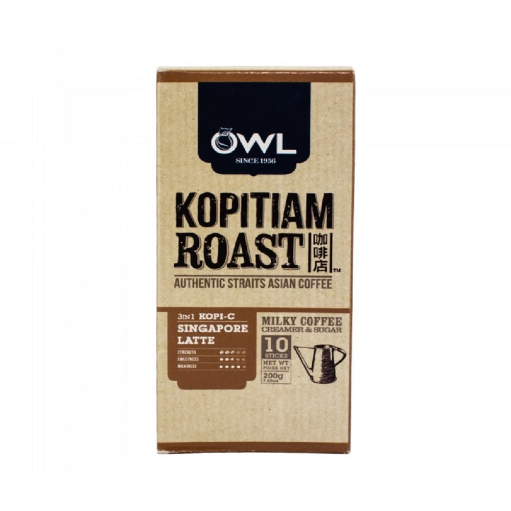 OWL Kopitiam Roast Kopi 3-IN-1 Coffee Box (8 Sticks X 20g) - OWKC320B