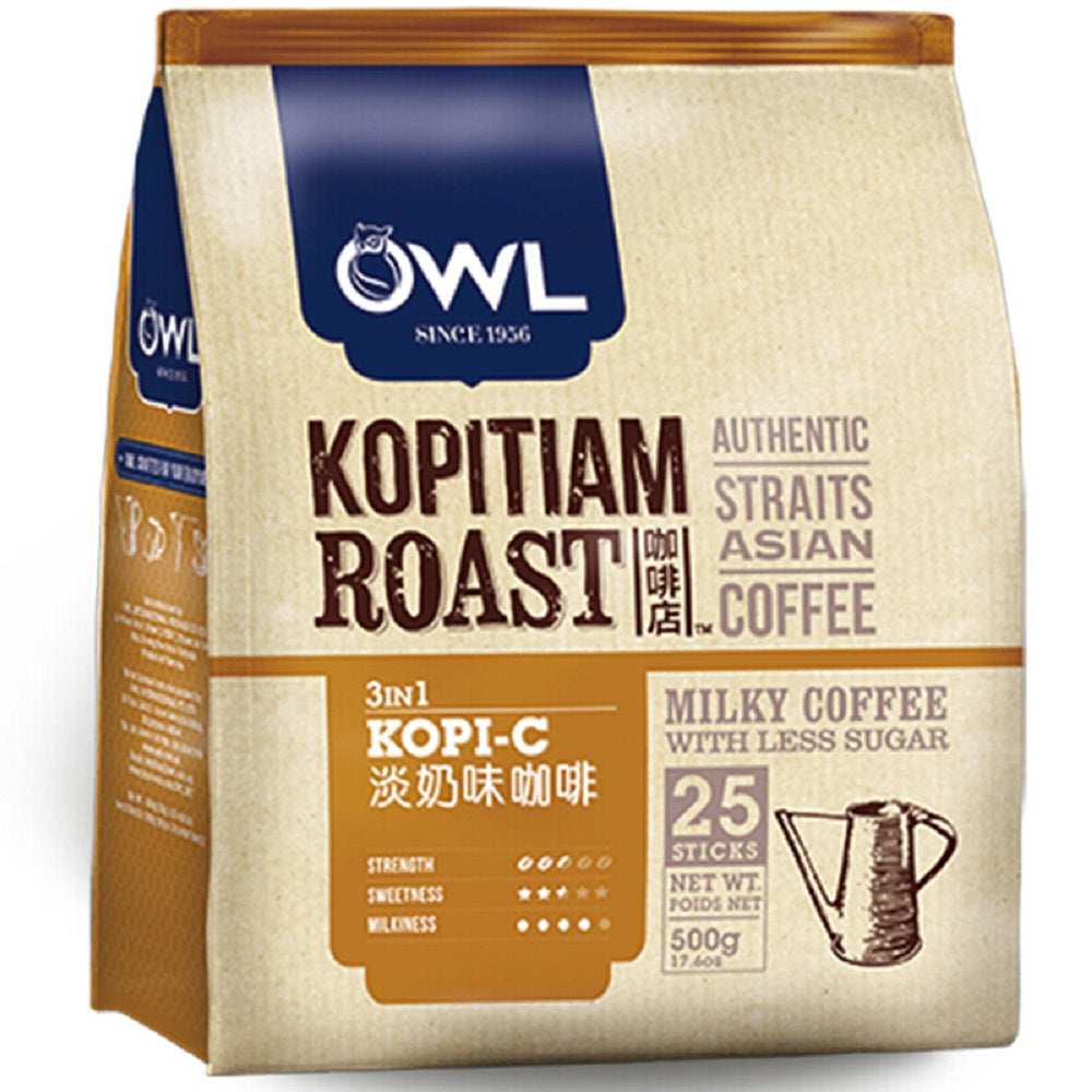 OWL Kopitiam Roast Kopi-C 3-IN-1 Coffee Box (40 Sticks X 20g) - OWKC320