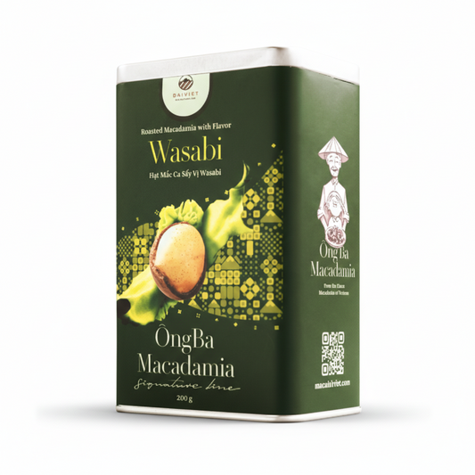 Wasabi Macadamia 200g (Hard Box)