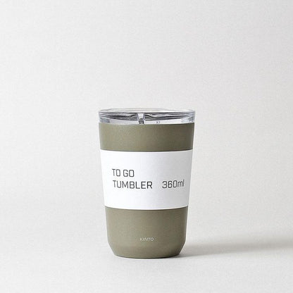 To Go Tumbler With plug Khaki (360ml) - 20444