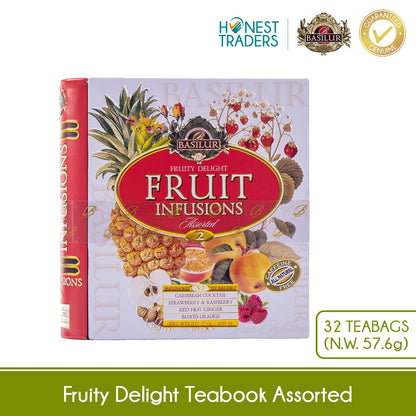 Tea Book Fruity Delight "Assorted" Fruit Infusions Vol. Ii 32 Bags 71395