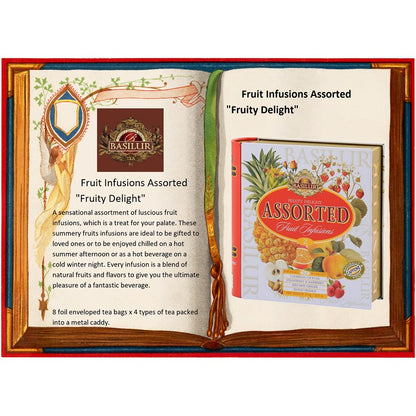 Tea Book Fruity Delight "Assorted" Fruit Infusions Vol. Ii 32 Bags 71395